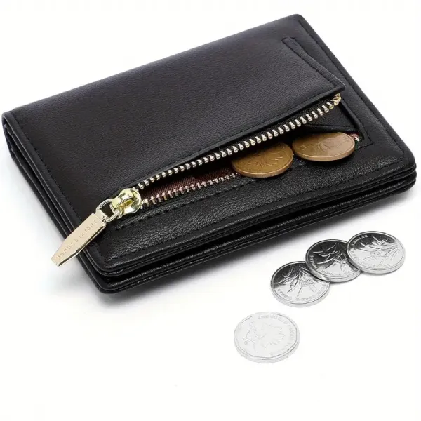 Women's  Black Blocking Wallet