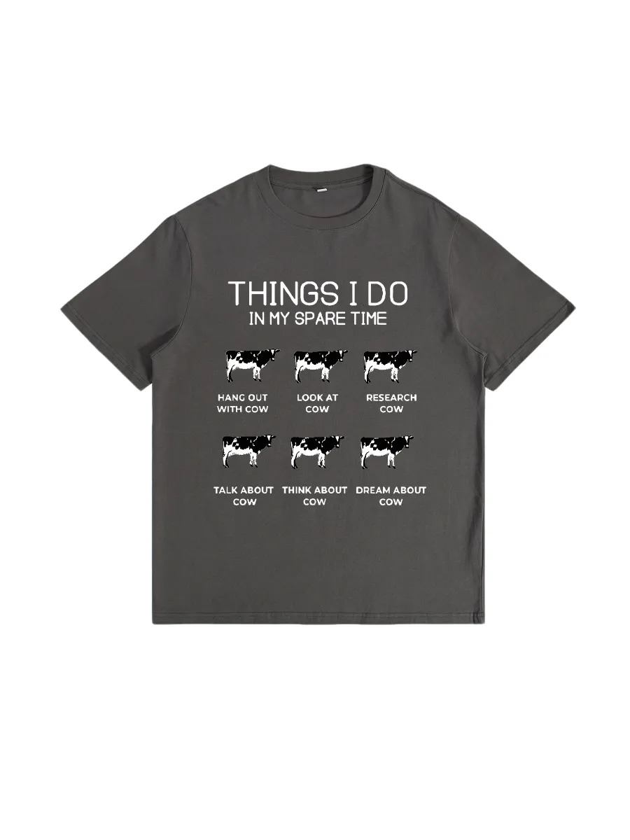 Things I Do In My Spare Time Funny T-shirt