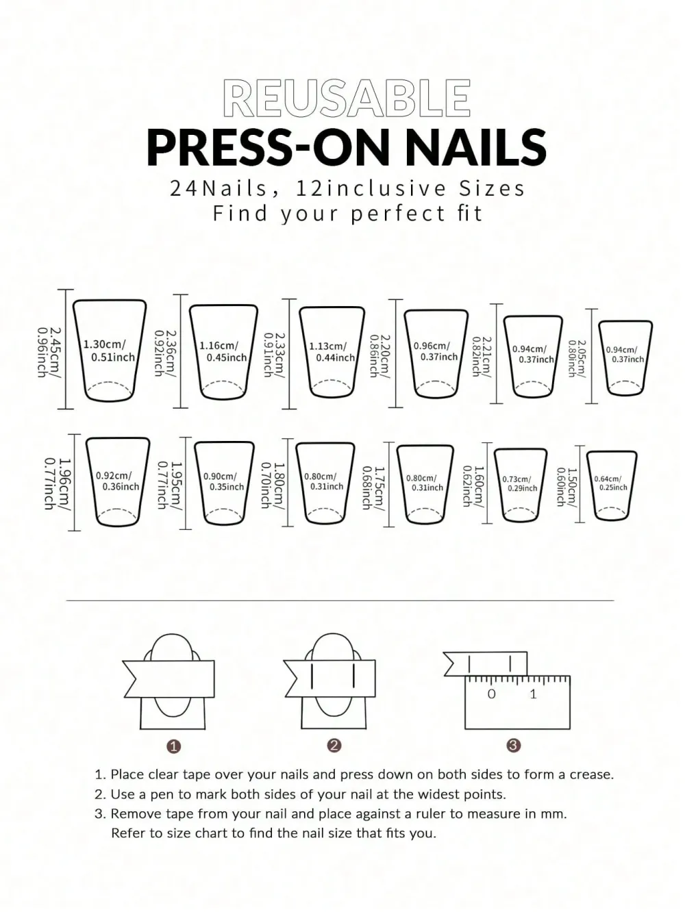 Nailhour 24Pcs Y2K Style Short Duck French Pink Yellow Press On Nails