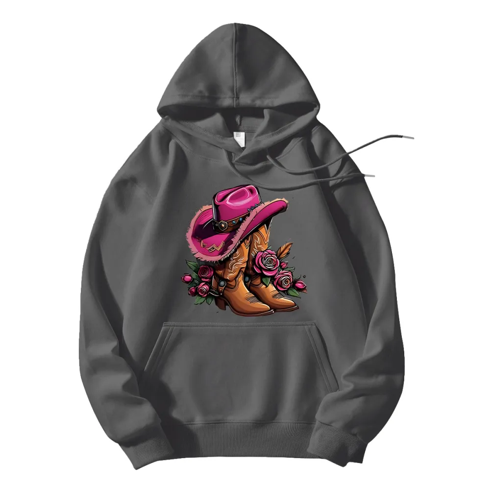 Western Cowboy Boots Pattern Hoodies