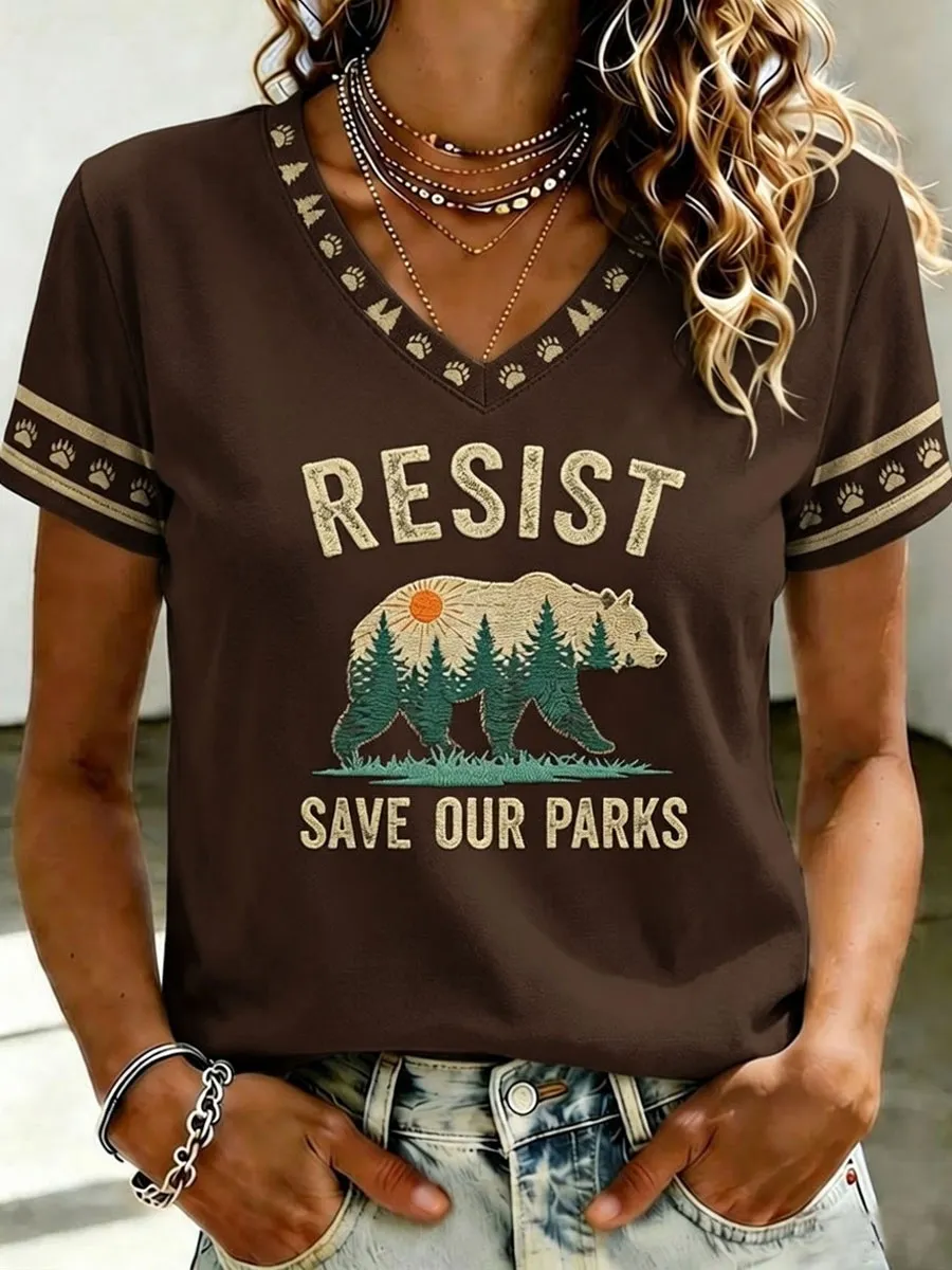 Women's Protect Our Forests Print T-shirt