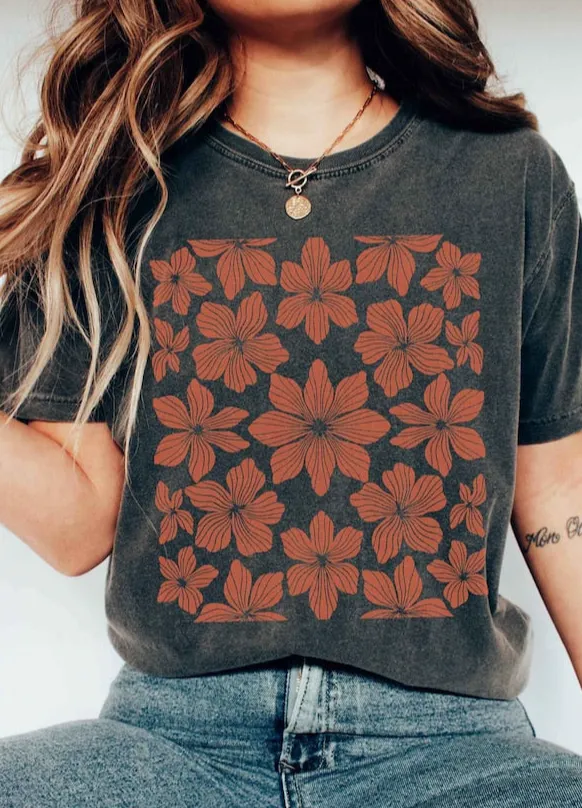 Flowers Oversized T-Shirt