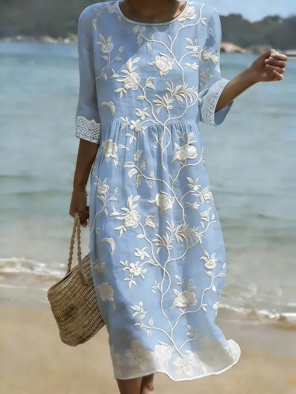 ECO Cotton & Linen Dress-nashvillecottonlinen