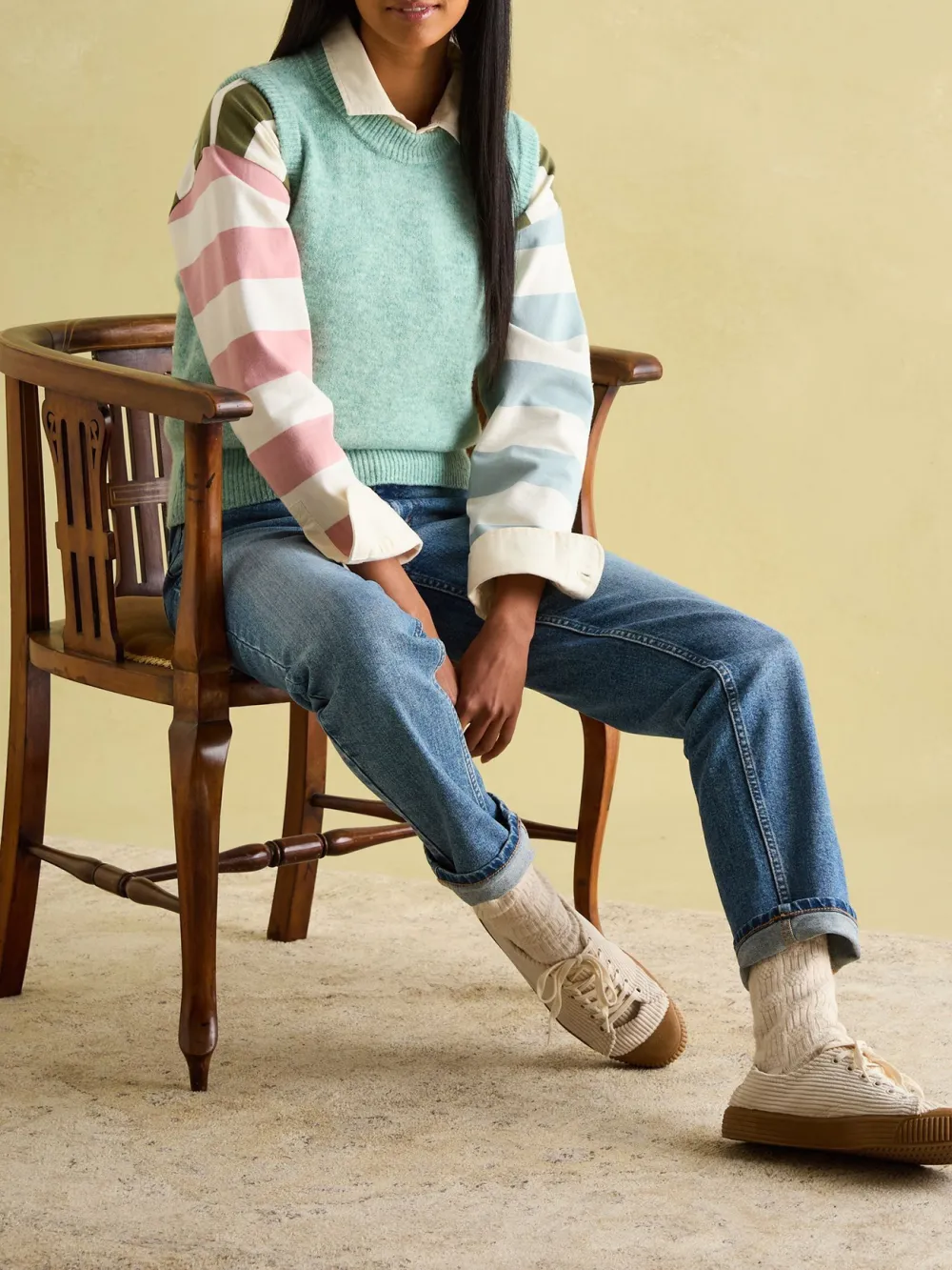 Pink Knitted Vest