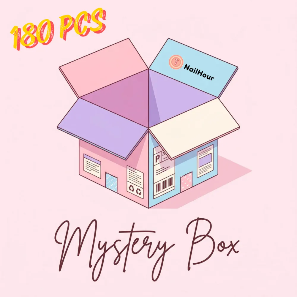 Nailhour 120Pcs Mystery Box