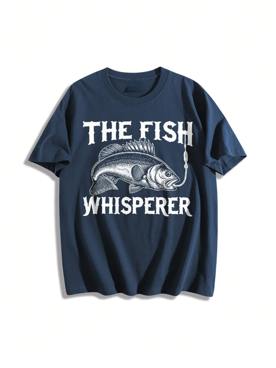 Fish Related Concept Graphic T-Shirt