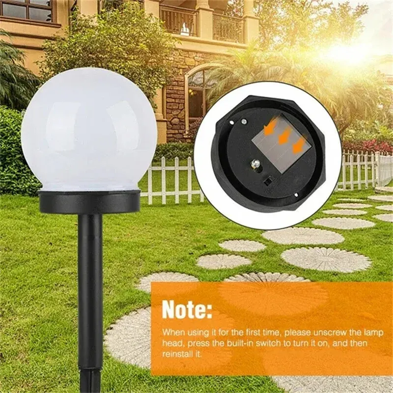 Yard Ball Shape Solar Light