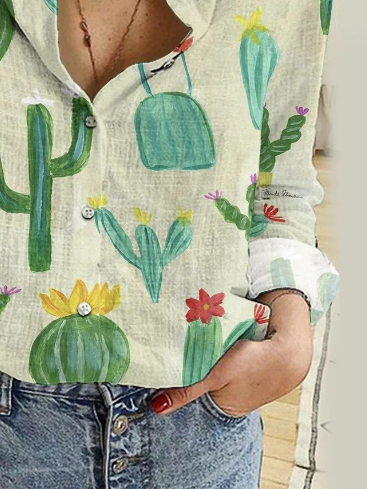 Painted Cactus Casual Shirt