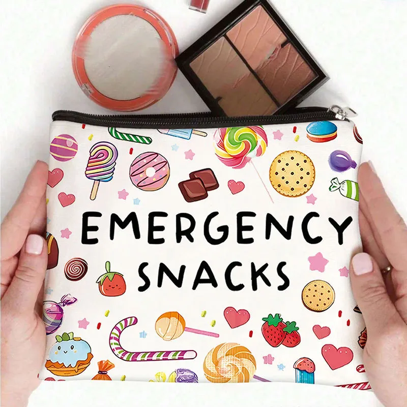 Nailhour Emergency Snacks Makeup Bag