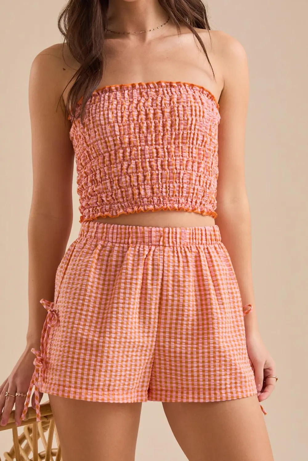 Gingham Shorts