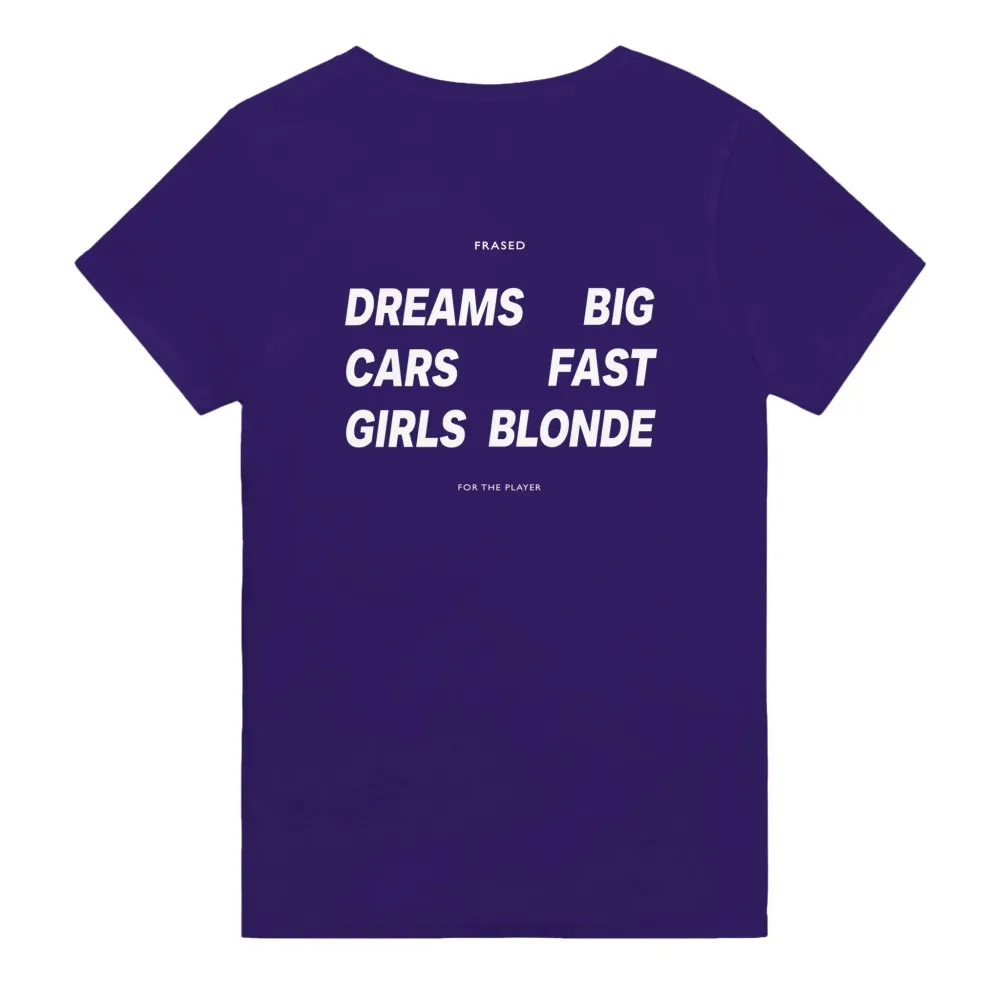 Men's Back Letter Print Crew Neck T-Shirt