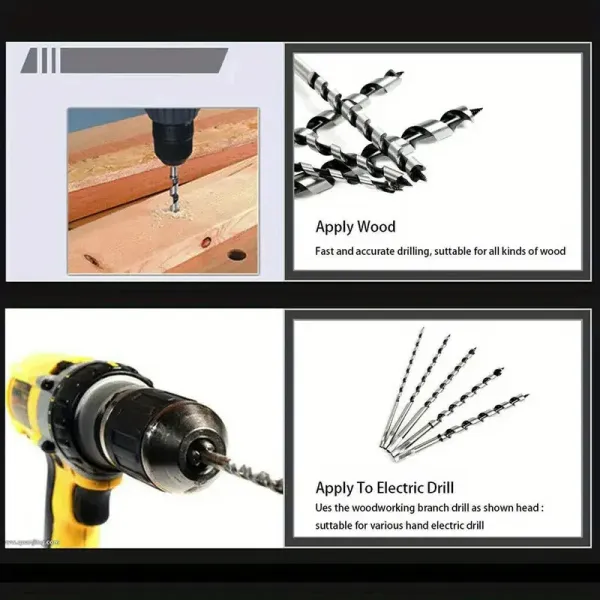 Auger Drill Bits for Woodworking Projects