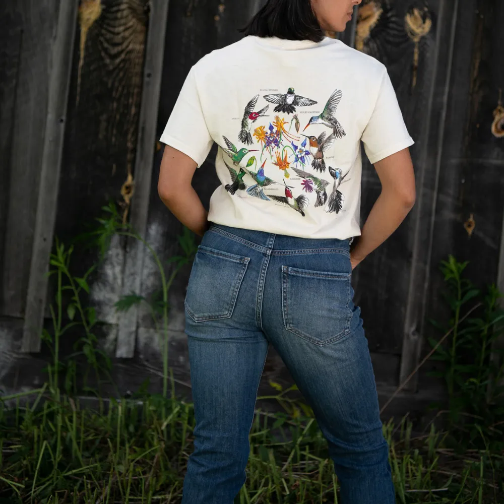 Bird Print Women'S T-Shirt