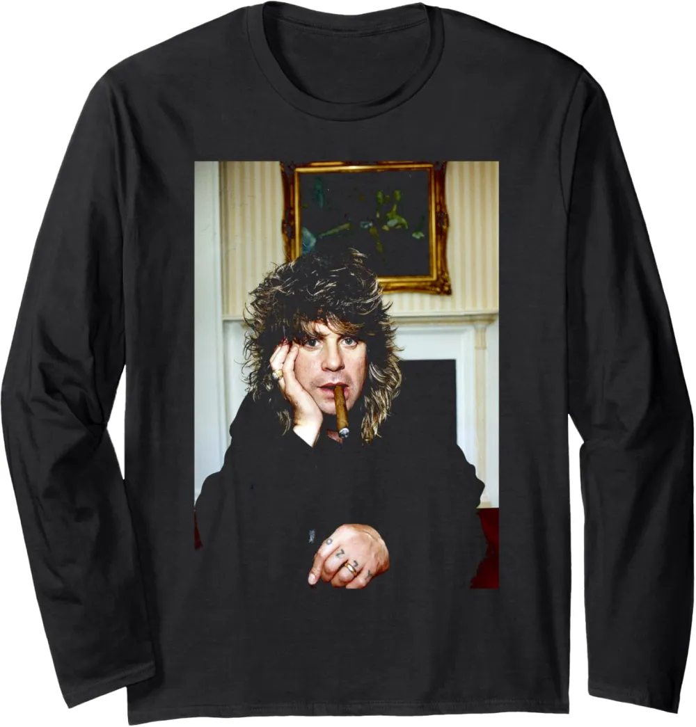 Heavy Metal Legend Ozzy Osbourne Black Sabbath Long Sleeve T-Shirt