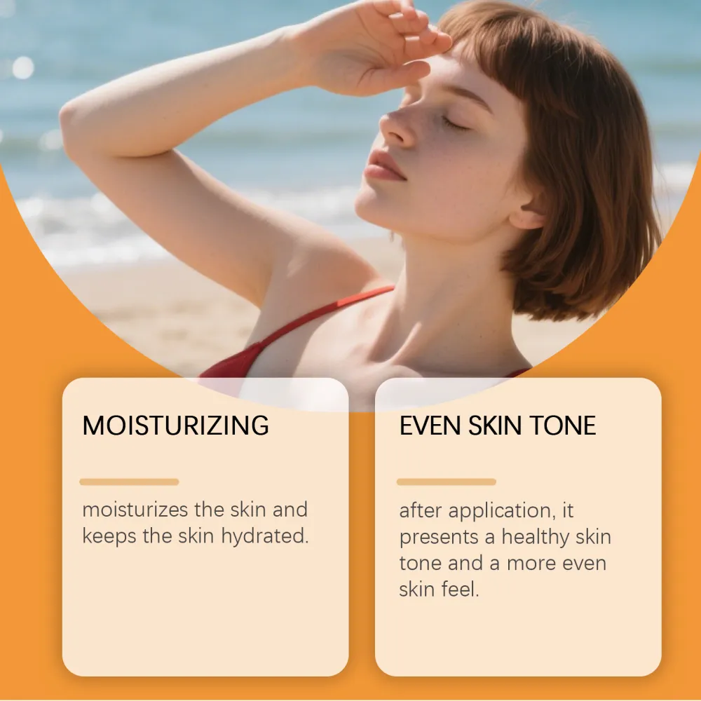 Clear and protective cream with a lightweight texture, providing protection, moisturization, and brightening to the skin. Refreshing and non greasy protective milk