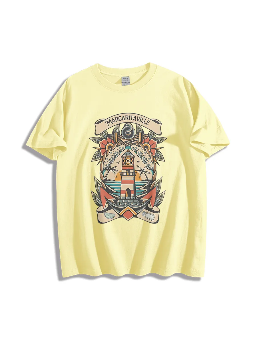 Crew Neck Casual Style Tee