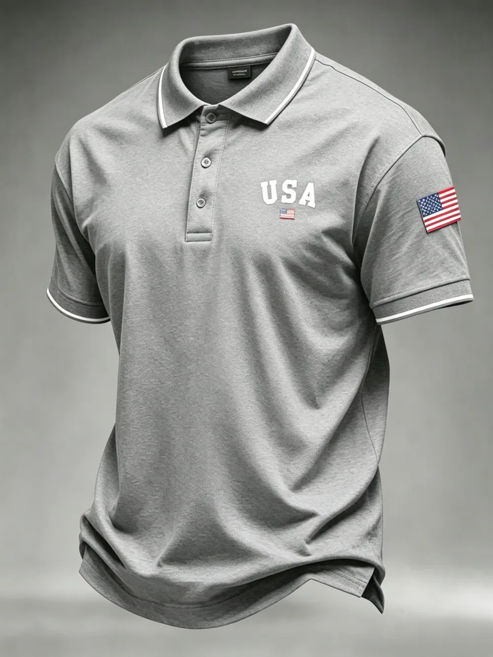 Men'S Casual 250Th Anniversary Celebration Of The Founding Of The United States Independence Day Personalized Printed Polo Shirt