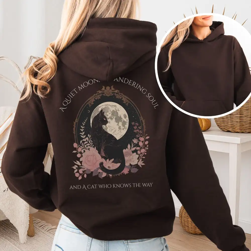 The Cat Who Knows the Way Hoodie