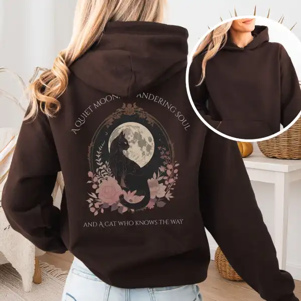 The Cat Who Knows the Way Hoodie