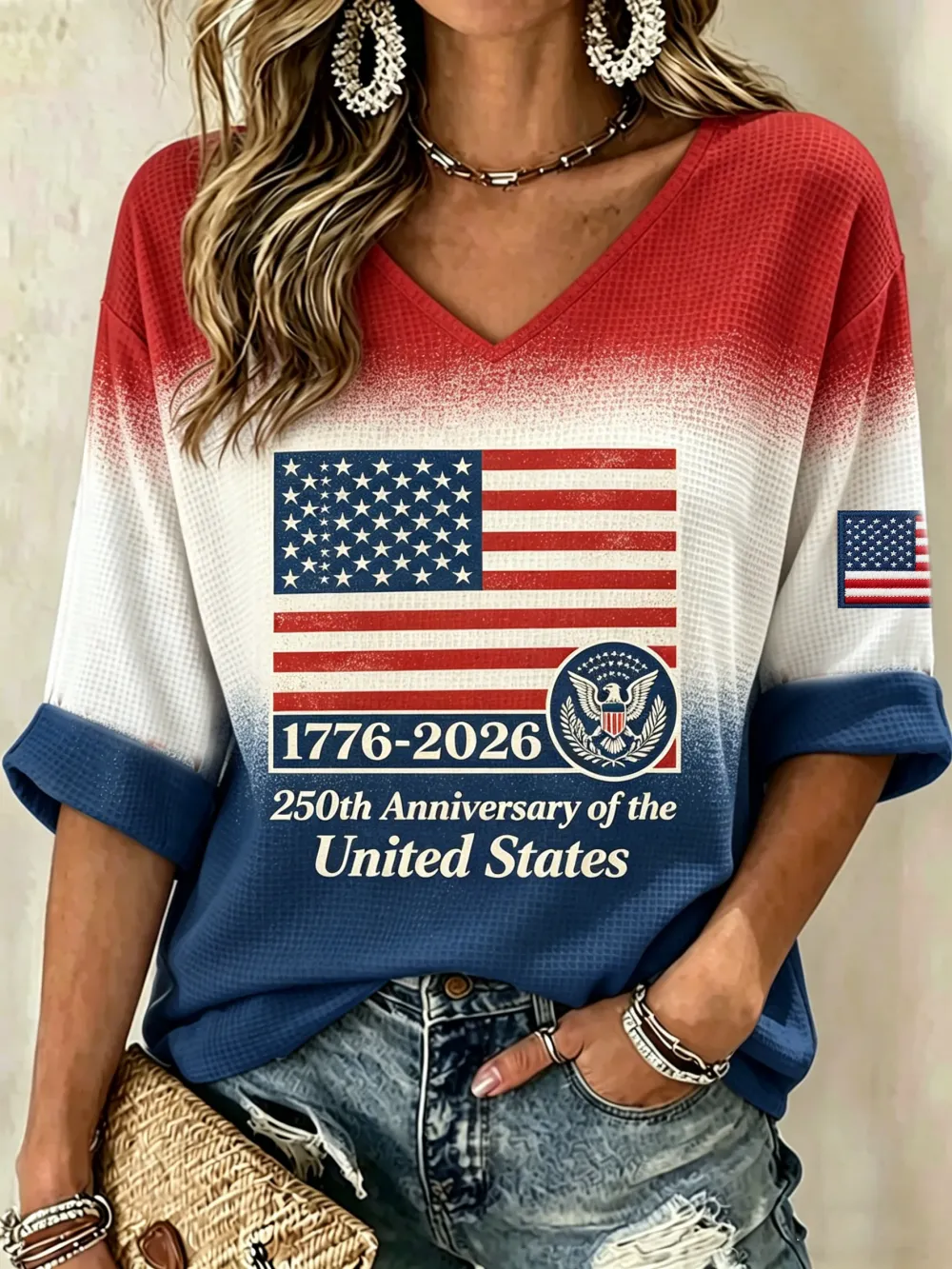 250th Anniversary Women's Printed T-shirt in the United States