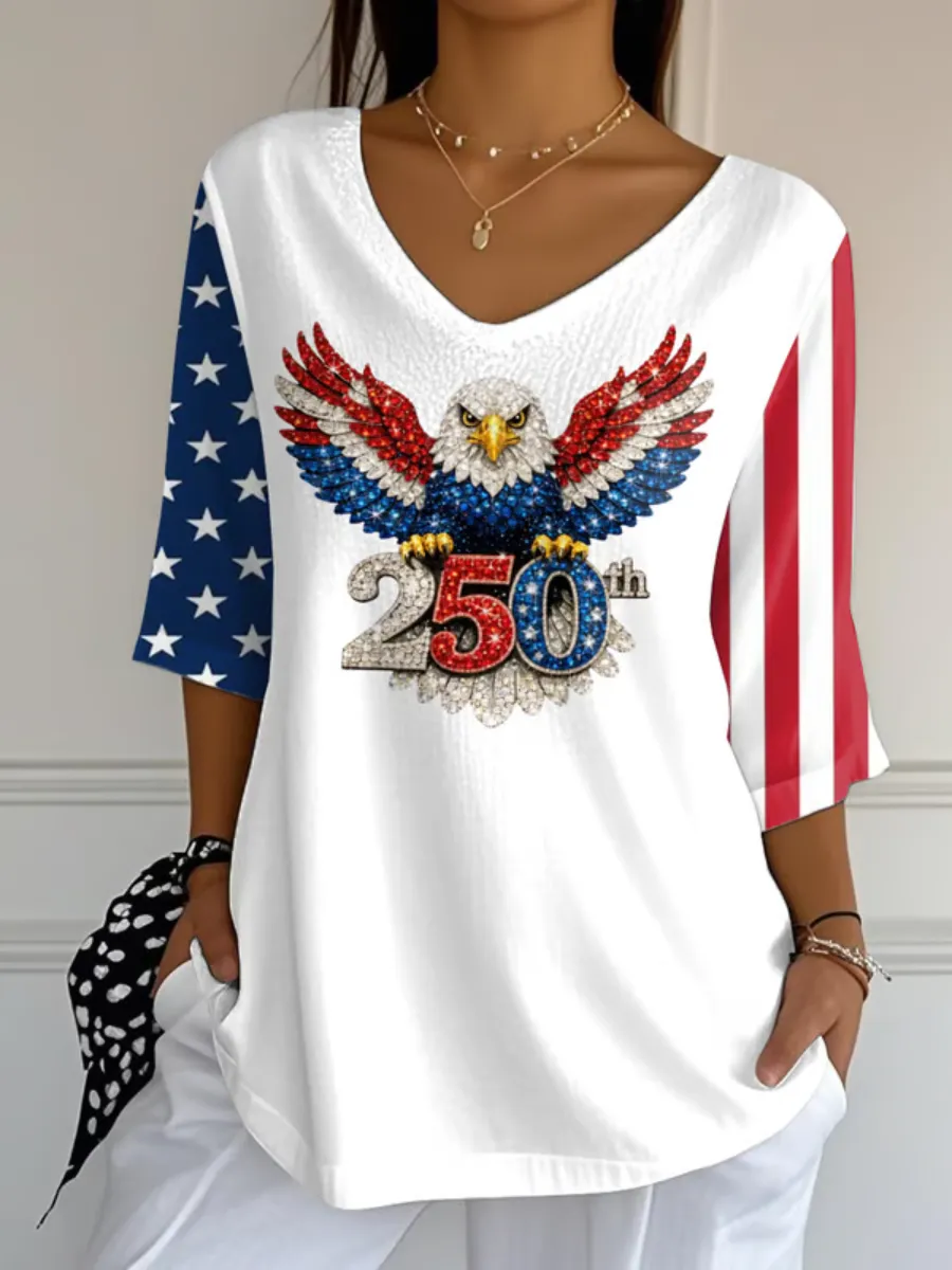 Women's 250th Anniversary Printed Top