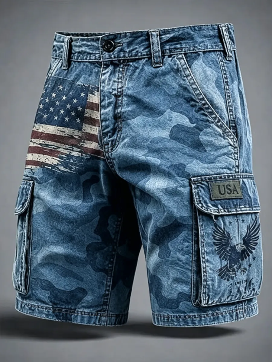 Men's America 250th Anniversary Shorts With Pockets