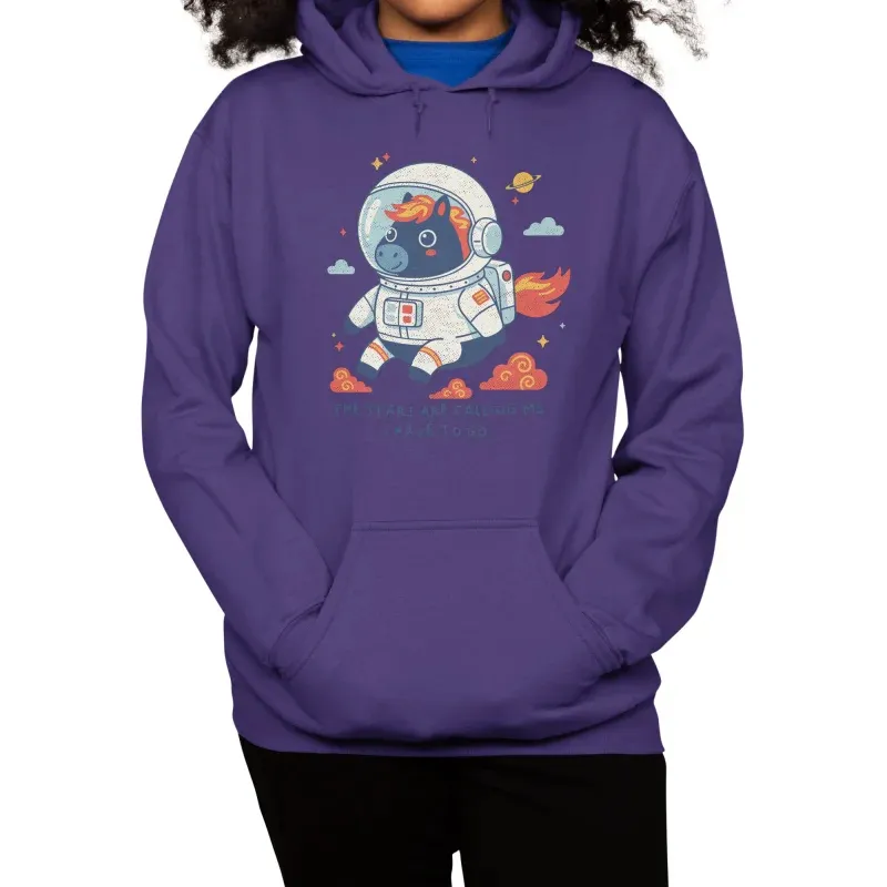 The Stars Are Calling Me Pullover Hoodie