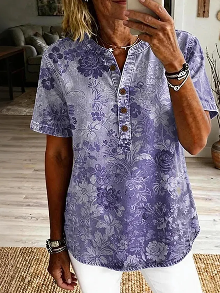 Women's Casual Printed Top