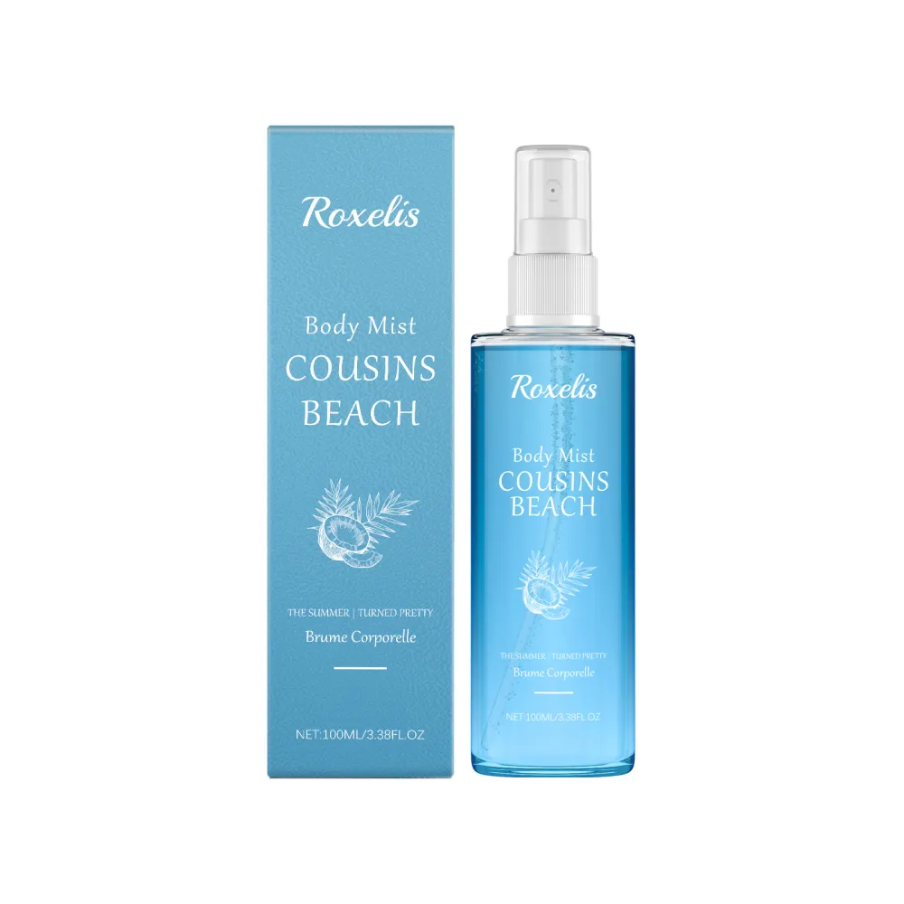Roxelis Coconut Almond Body Perfume Spray – Mild, Delicate, Fresh and Alluring, Long-Lasting Scent, Portable for On-the-Go Use-L99