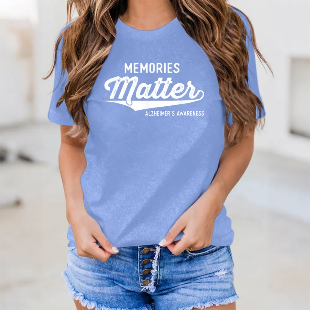 Round-Neck Short-Sleeved T-shirt