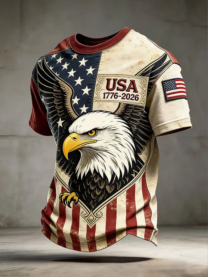 Men'S American Eagle Printed Casual T-Shirt