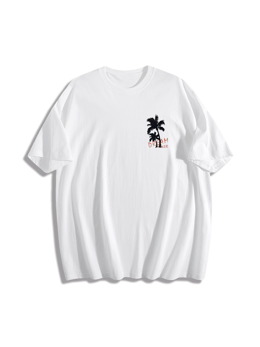 Dreamy Palm Scene Graphic T-Shirt