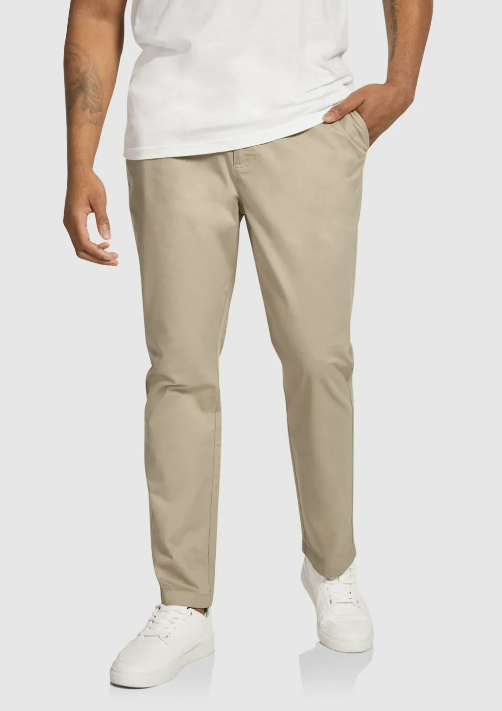 Slim Fit Loose Tapered Trousers