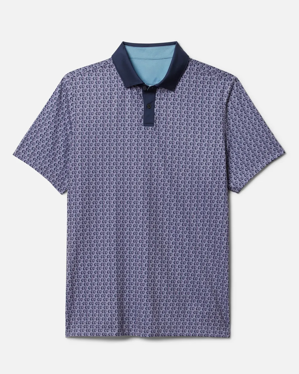 Men's Striped Short Sleeve Polo T-Shirts