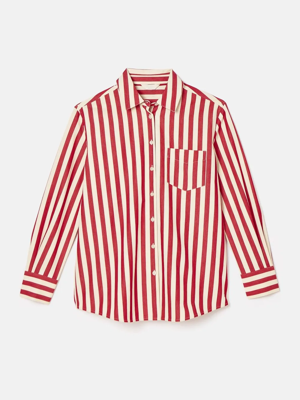 Green & Cream Stripe Shirt