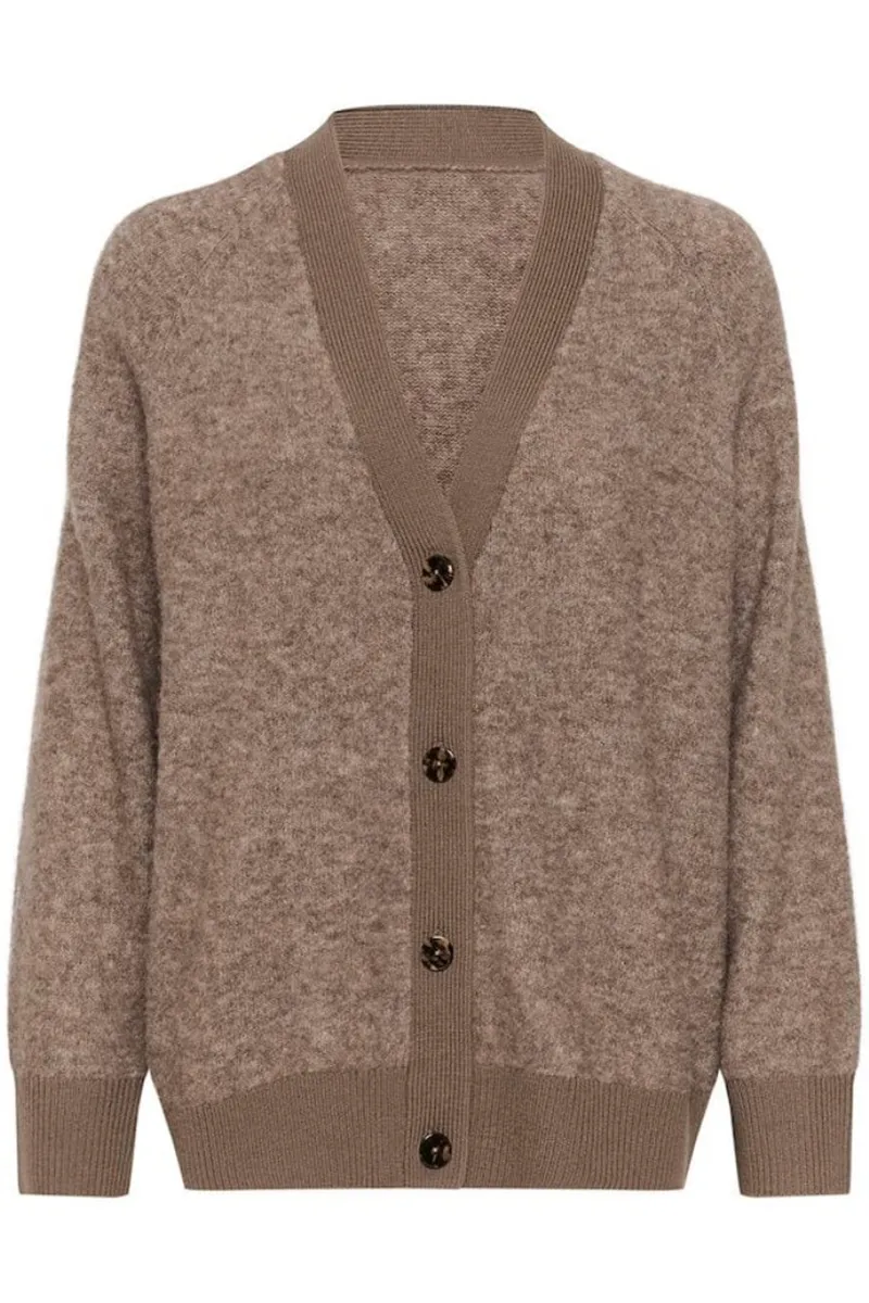 Loose Fit V-Neck Knit Cardigans