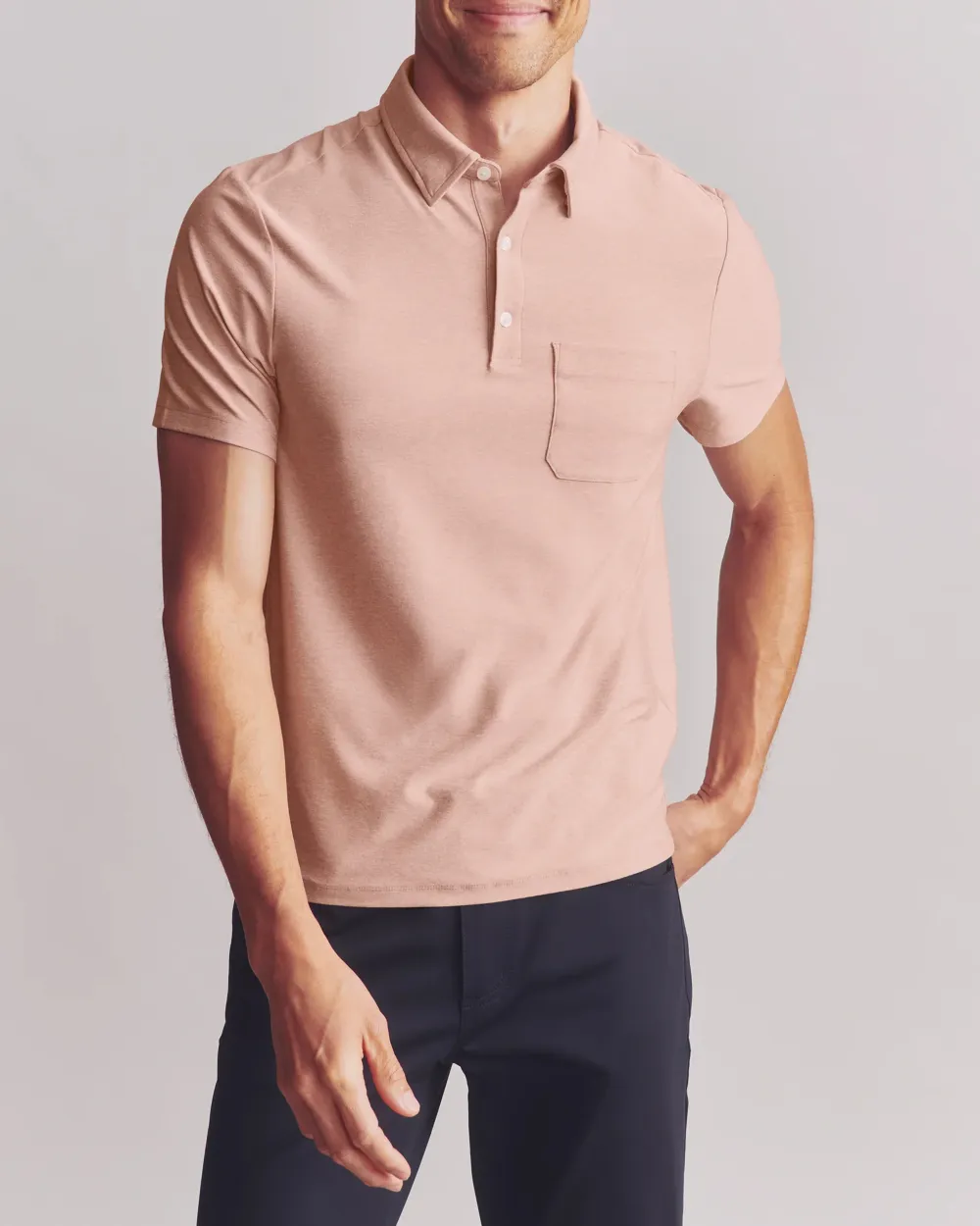 Men's Breathable Performance Polo Shirts