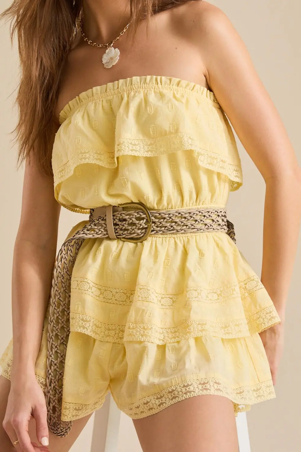 Strapless Romper
