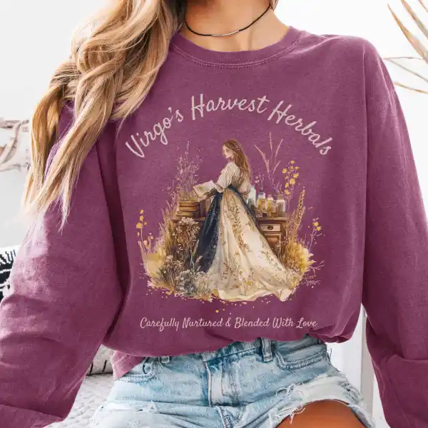 Virgo's Zodiac Long Sleeve Shirt