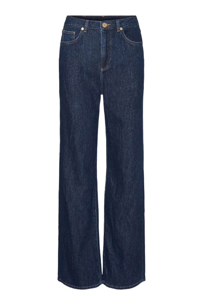 Fashion High Rise Wide Leg Jeans