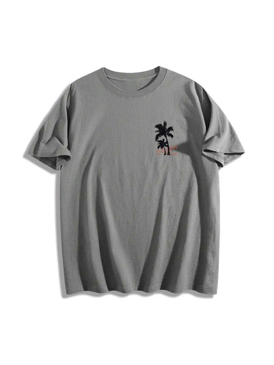 Dreamy Palm Scene Graphic T-Shirt