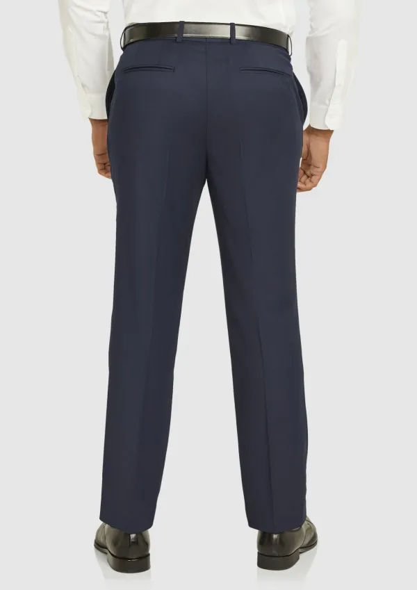 NAVY BLUE DRESS PANTS WITH TAILORED FIT FOR FORMAL OUTFITS