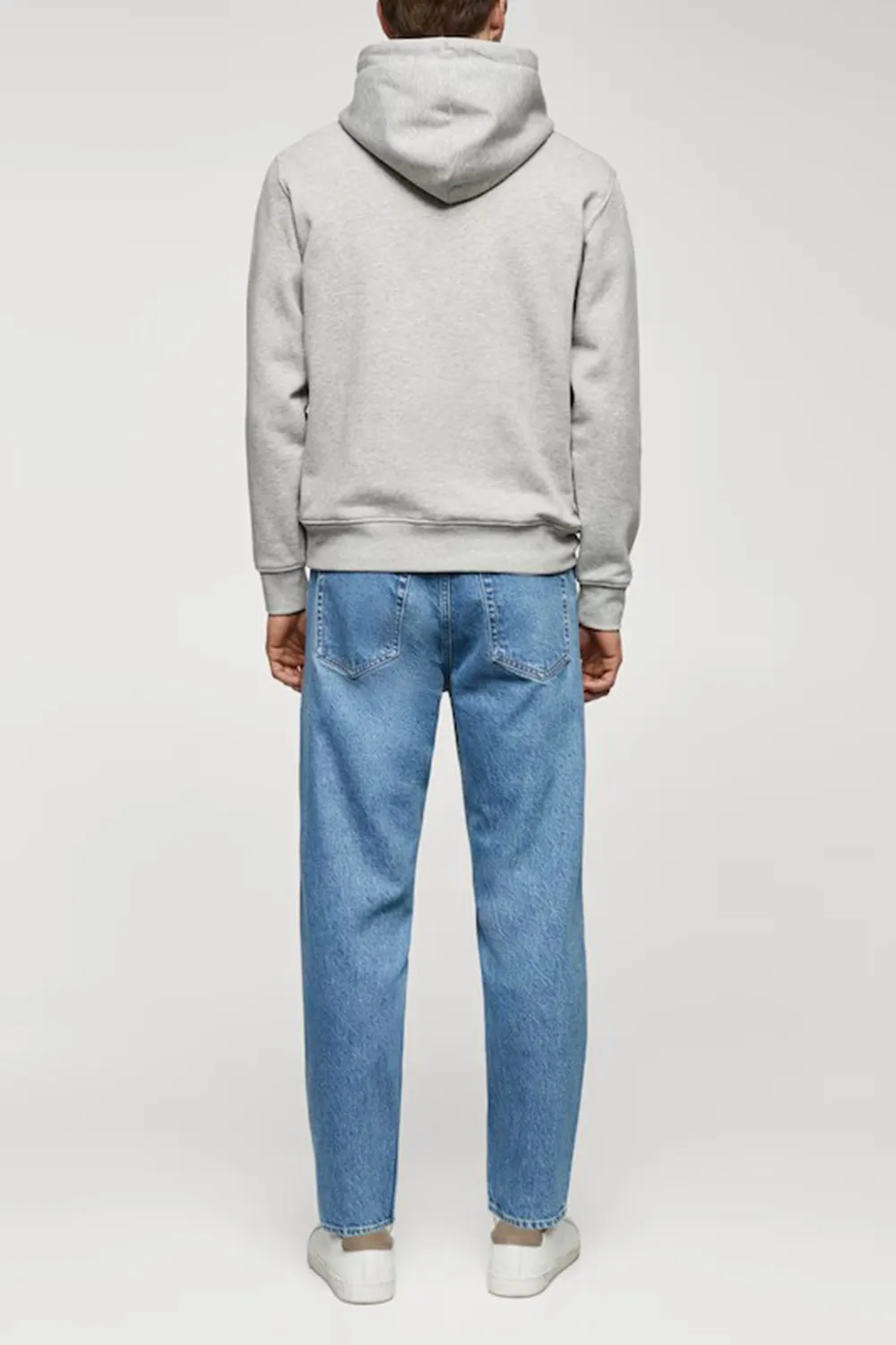 Solid Color Front Pocket Casual Hoodies