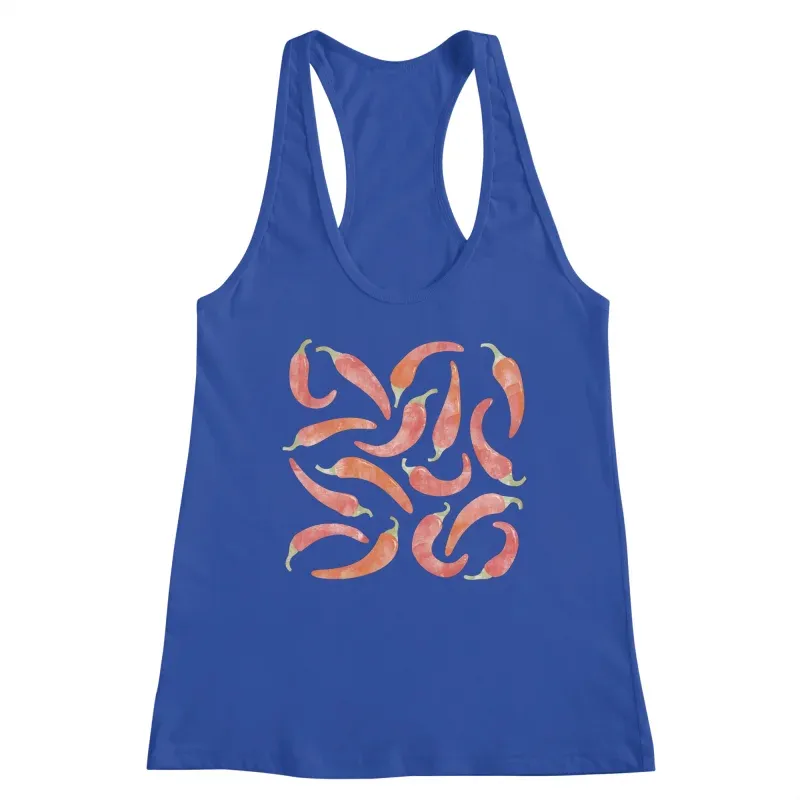 Red Chili Peppers On Cream Tank