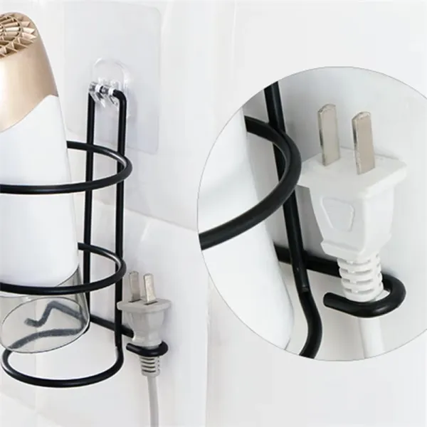 Bathroom Hair Dryer Rack