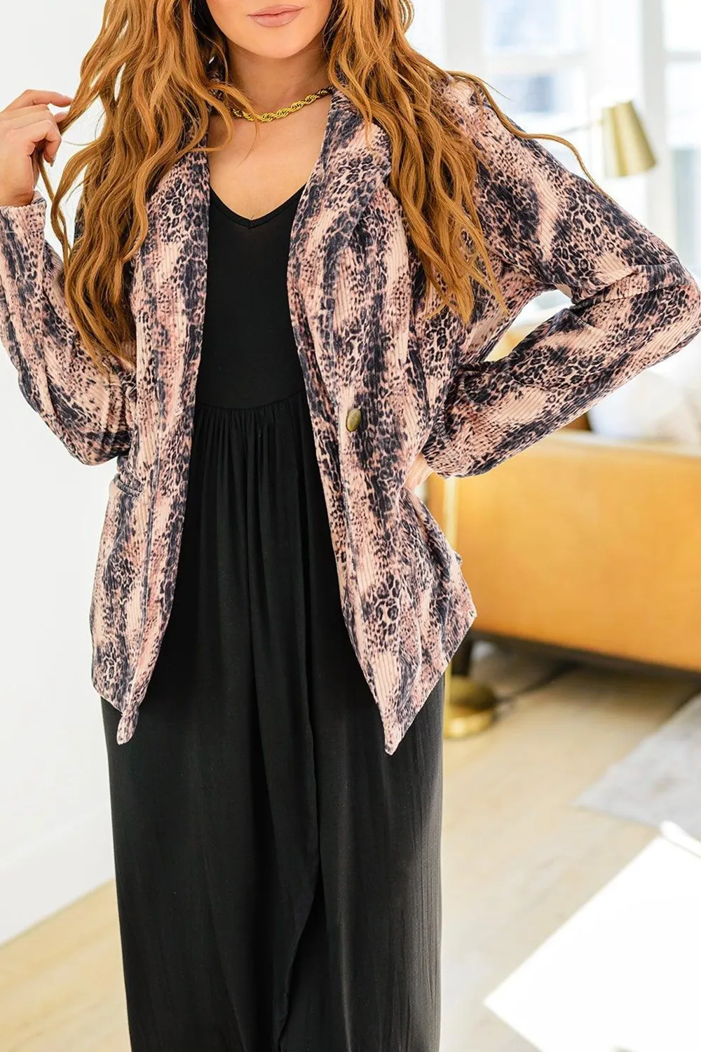 Asymmetric V-Neck  Temperament Black Long Dress