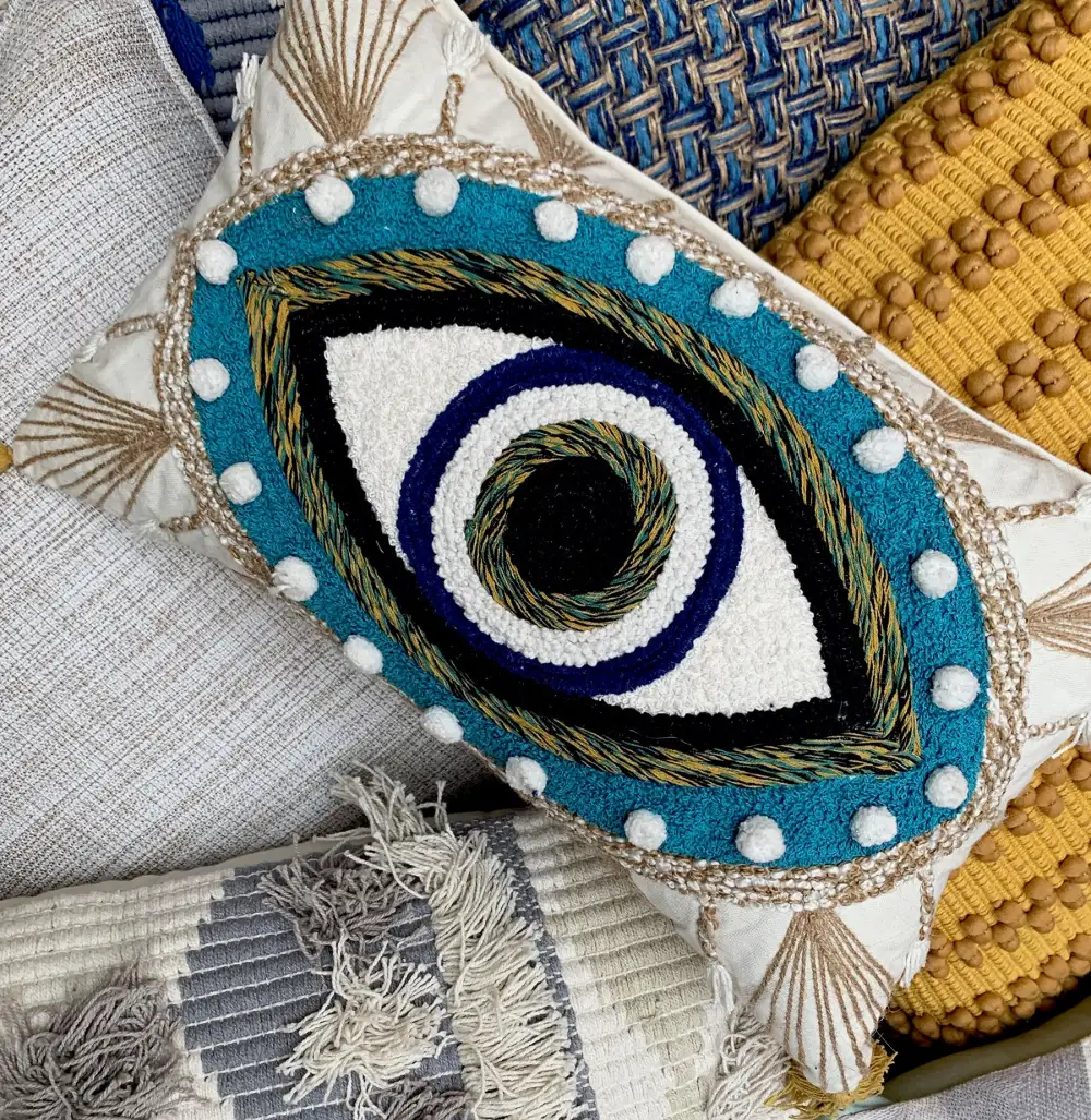 Evil Eye Cushion Cover