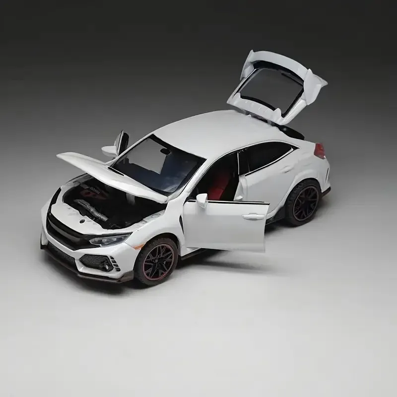 Simulation Fun White Toy Car