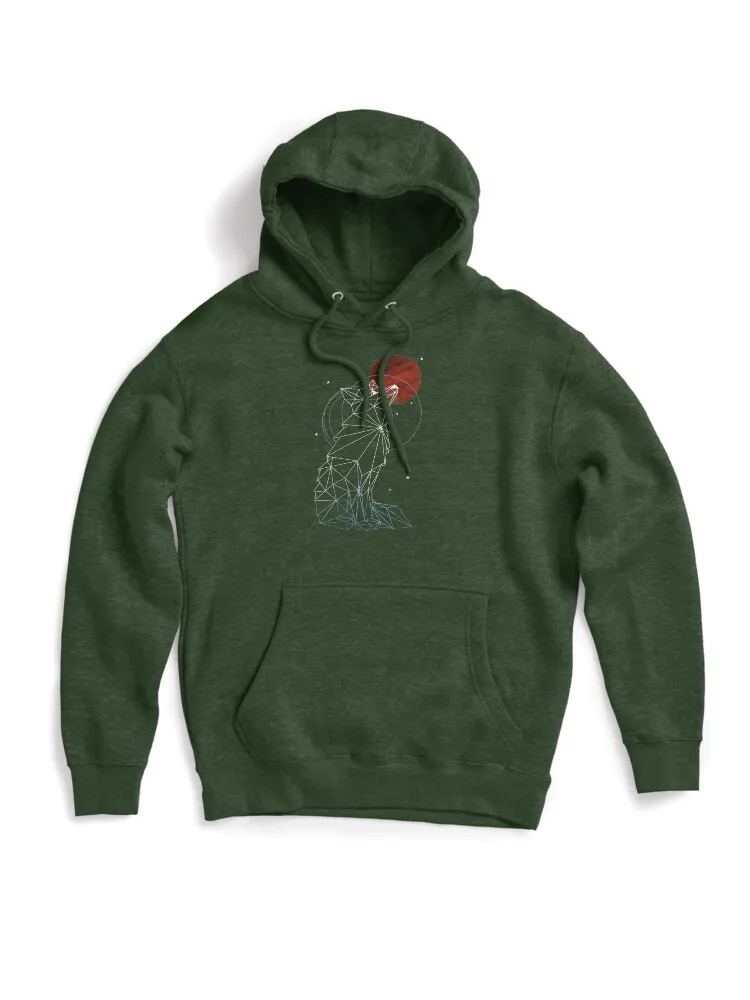 Fox In The Stars Pullover Hoodie