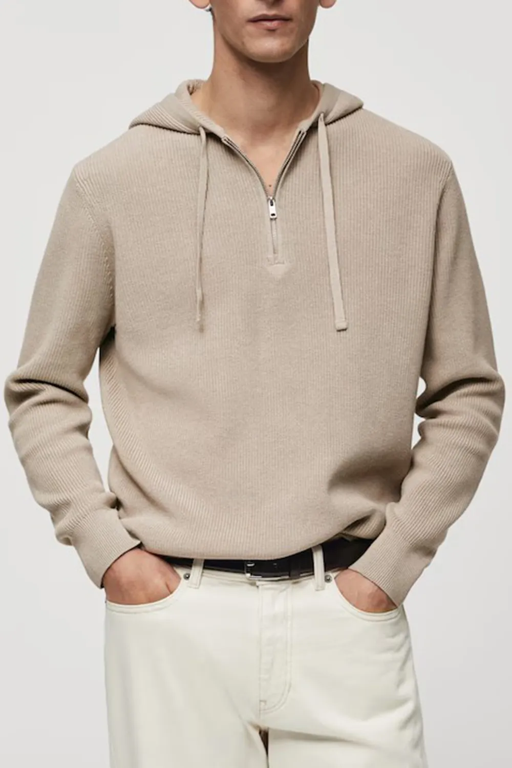 Hooded Knit Sweatshirts